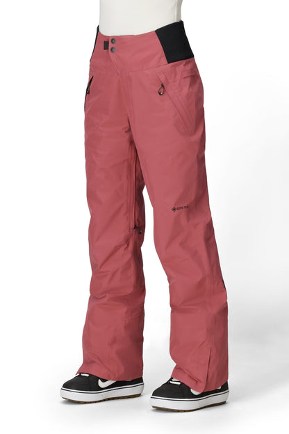 686 gore-tex willow insulated women’s pants-color-rosewood
