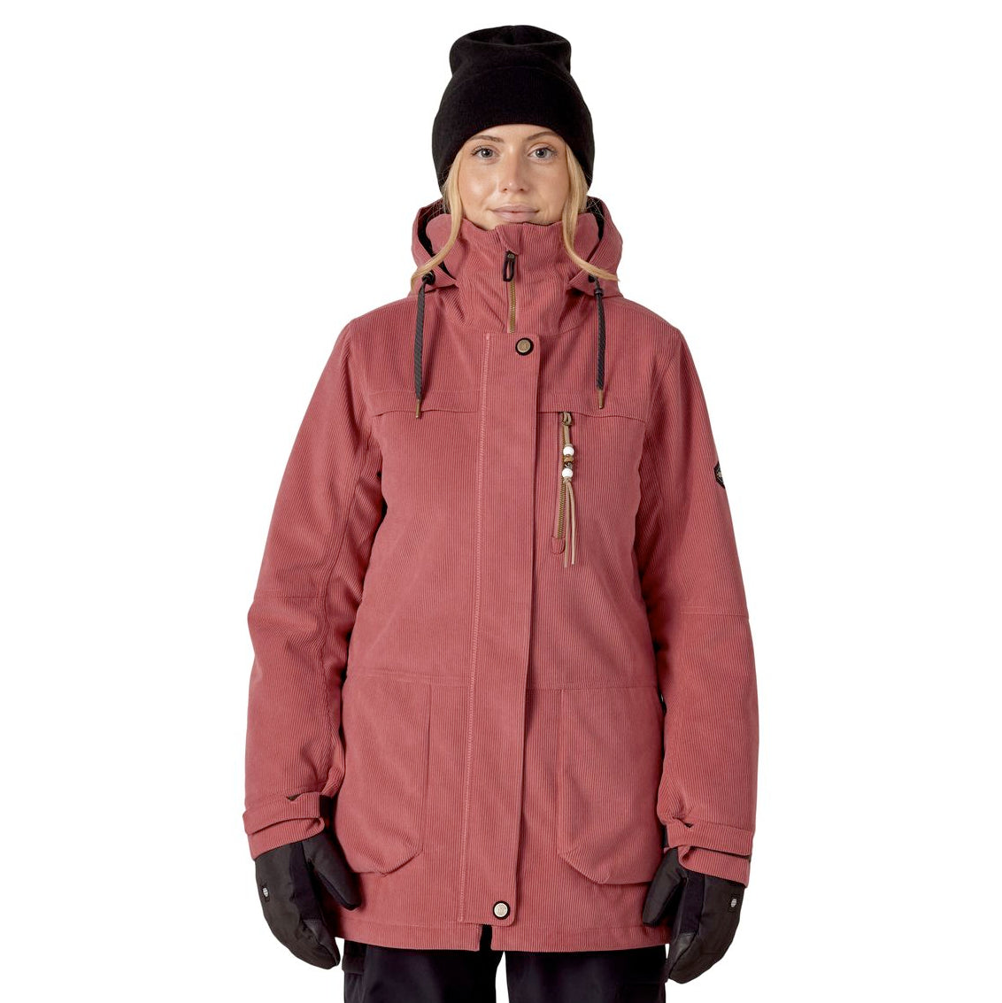 686 spirit insulated women’s jacket-color-rosewood corduroy