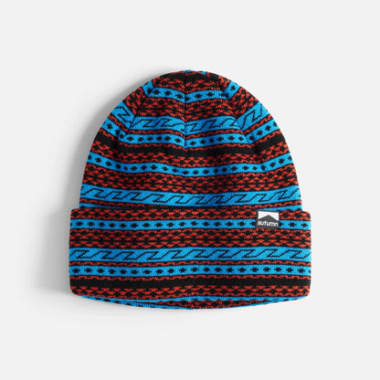 autumn heritage beanie-color-blu-size-one size