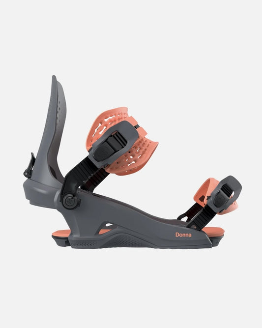 bataleon donna heelwrap women’s snowboard bindings 2026-color-black peach