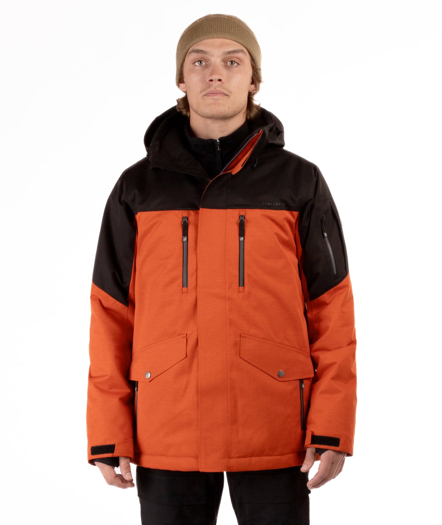 boulder gear quest men’s jacket-color-burnt orange