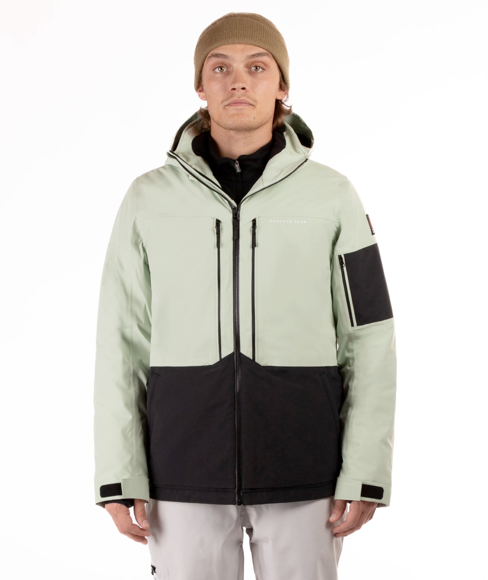boulder gear tremor tech men’s jacket-color-pistachio