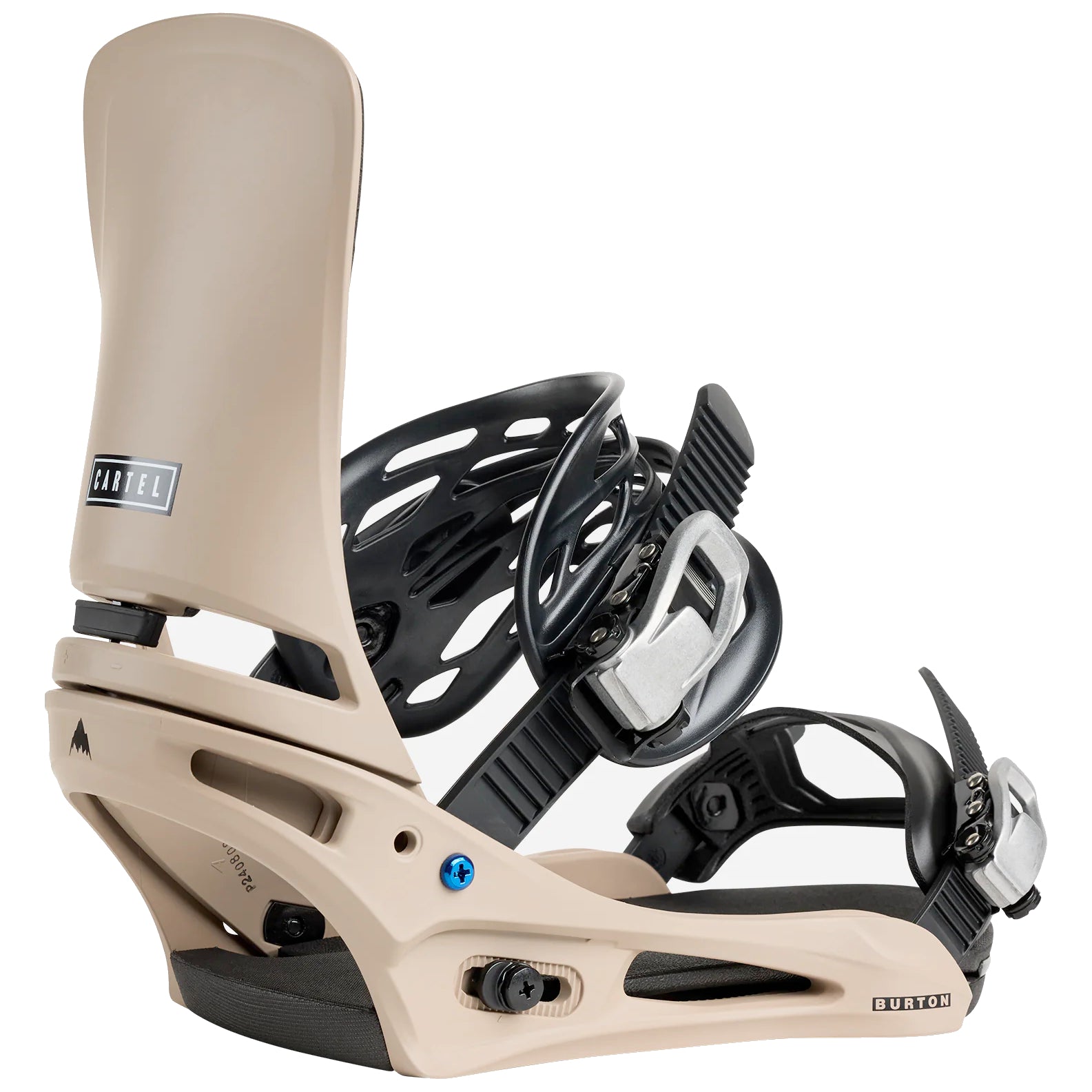 burton cartel re:flex men’s snowboard bindings 2026-color-summit taupe