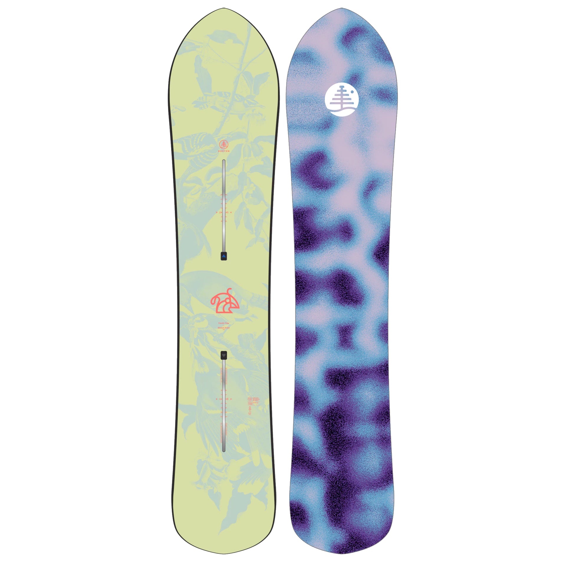 Burton Family Tree Sketch Artist Camber Snowboard