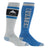 burton men’s weekend midweight sock 2 pack-color-gray cloud
