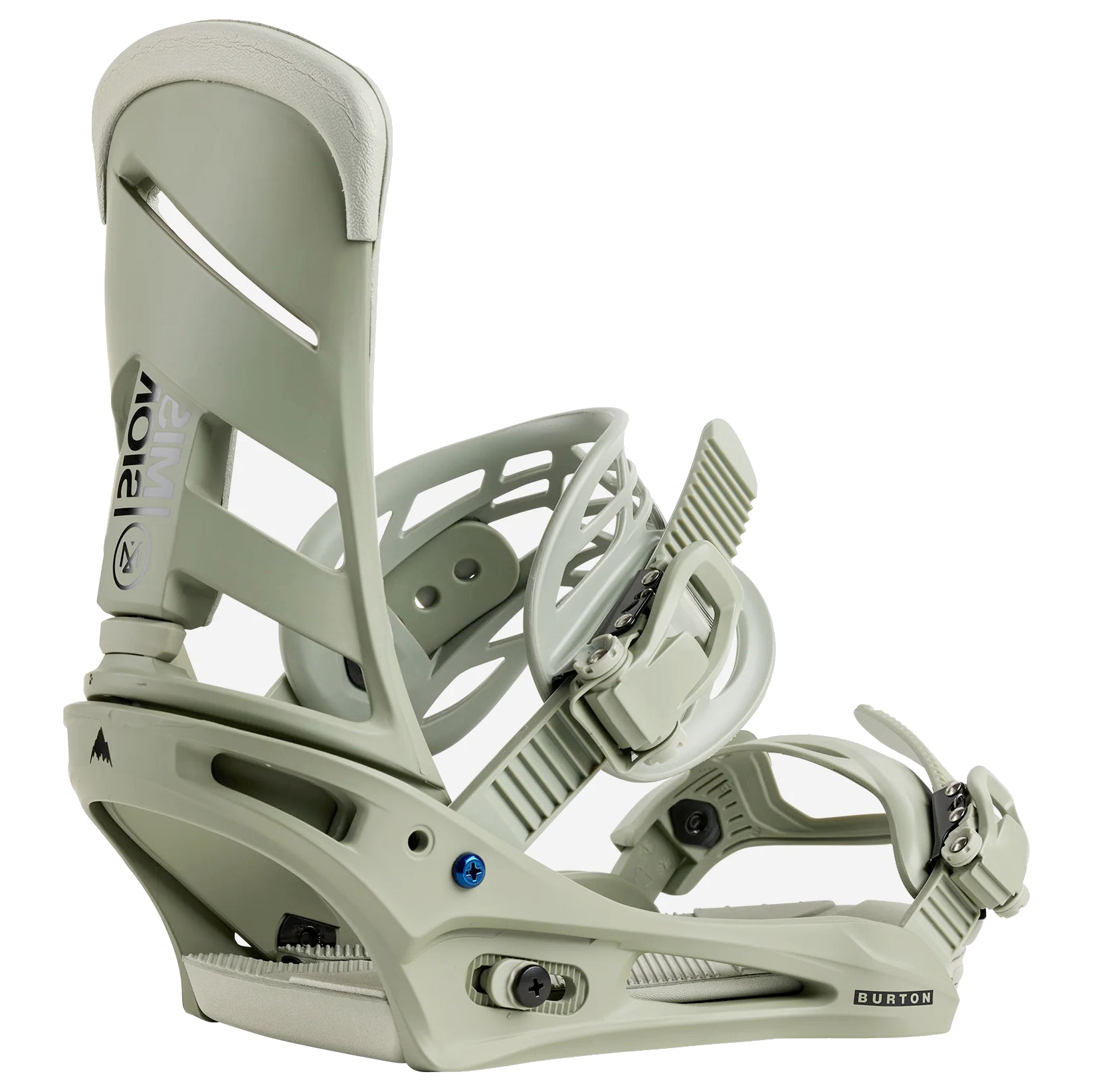 burton mission re:flex men’s snowboard bindings 2026-color-talc green