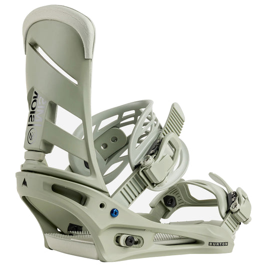 burton mission re:flex men’s snowboard bindings 2026-color-talc green