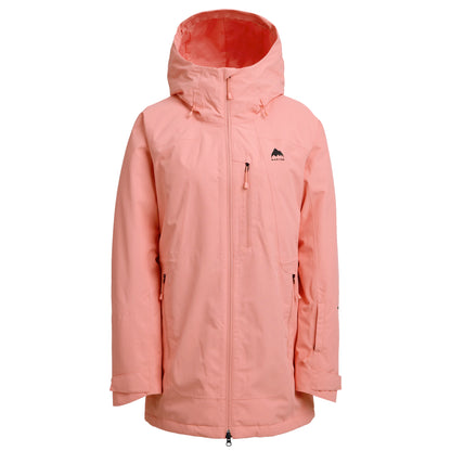 burton reserve 2l insulated women’s jacket-color-sunrise coral