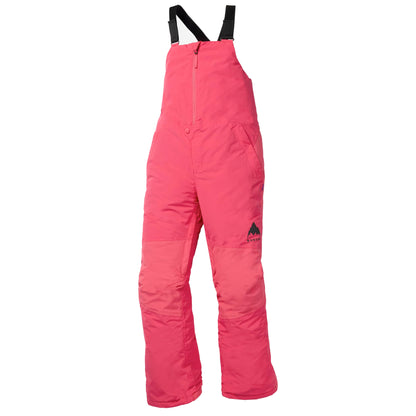 burton skylar 2l kids’ bib pants-color-azalea pink
