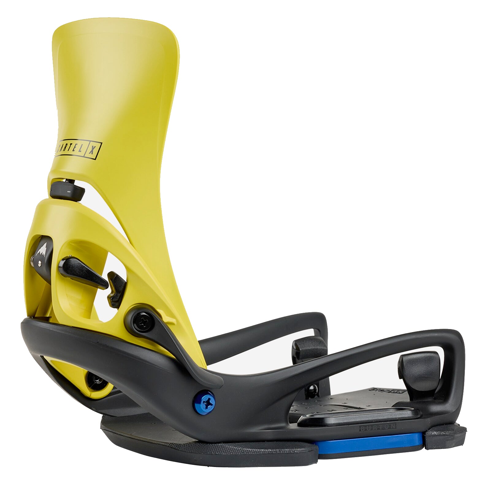 burton step on cartel x est men’s snowboard bindings-color-atomic yellow/black