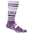 burton women’s performance midweight socks-color-snowy pines