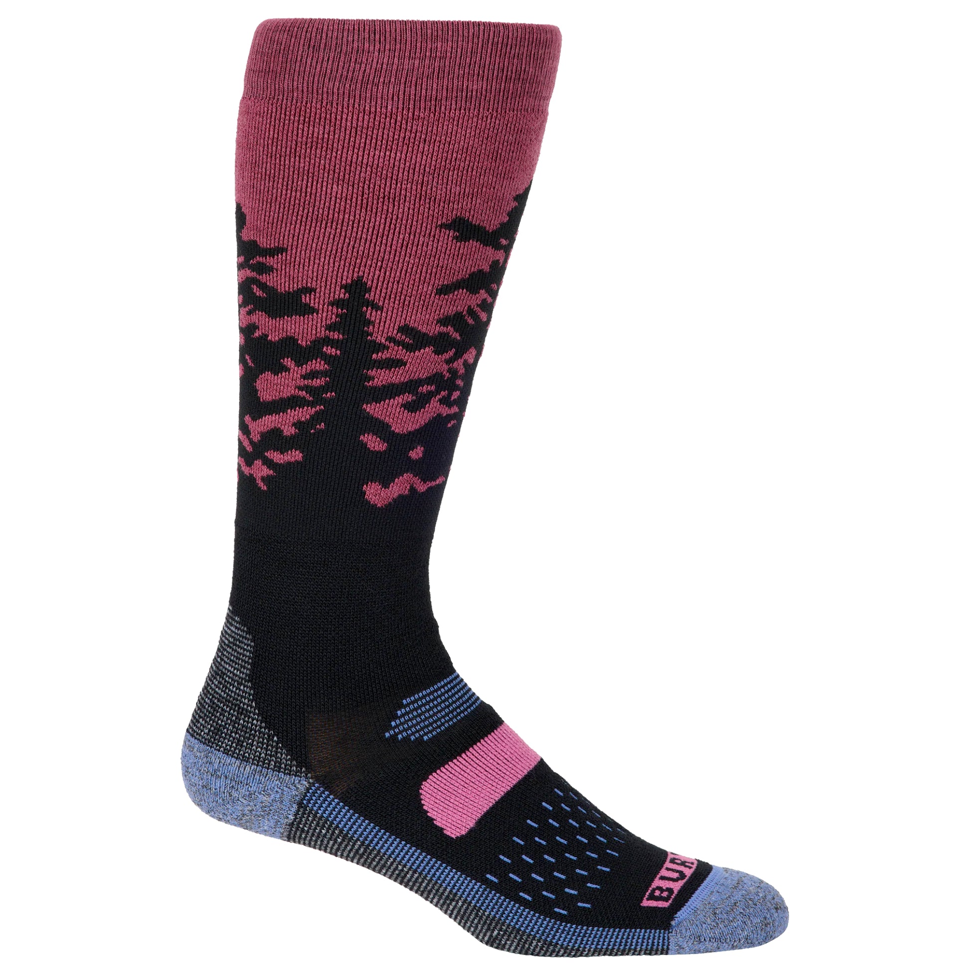burton women’s performance midweight socks-color-sunrise