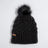 coal maizy knit beanie-color-black