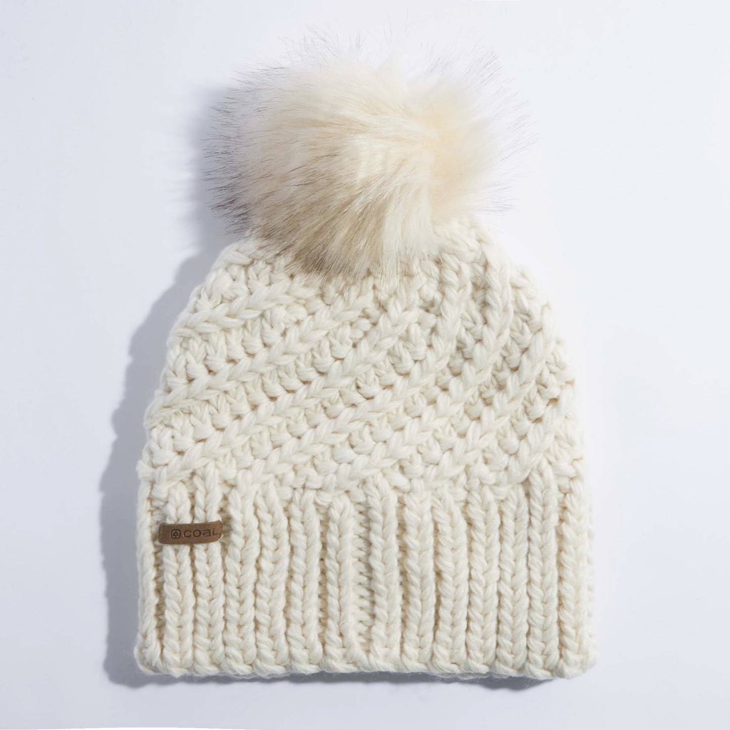 coal maizy knit beanie-color-cream