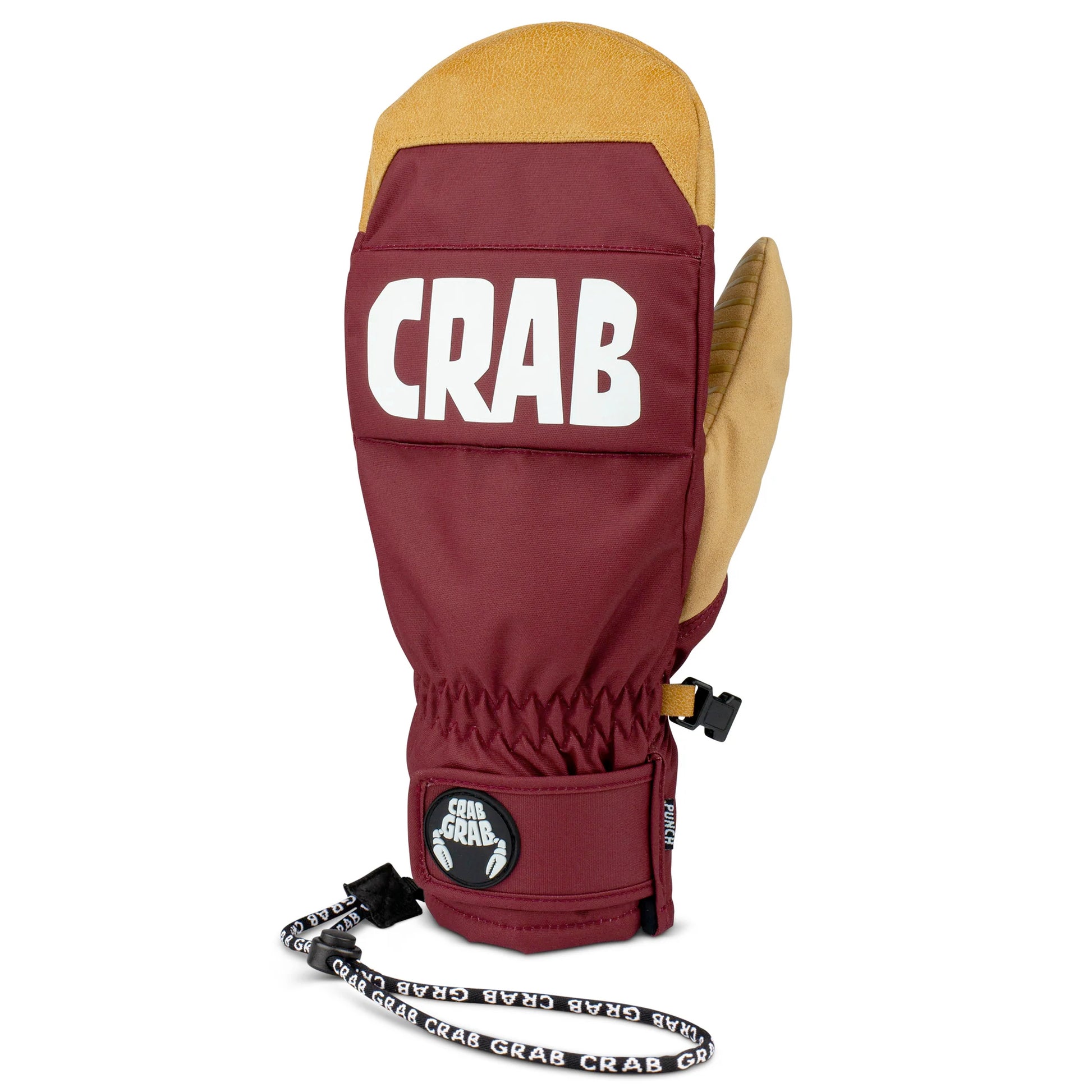 crab grab punch mitts-color-maroon