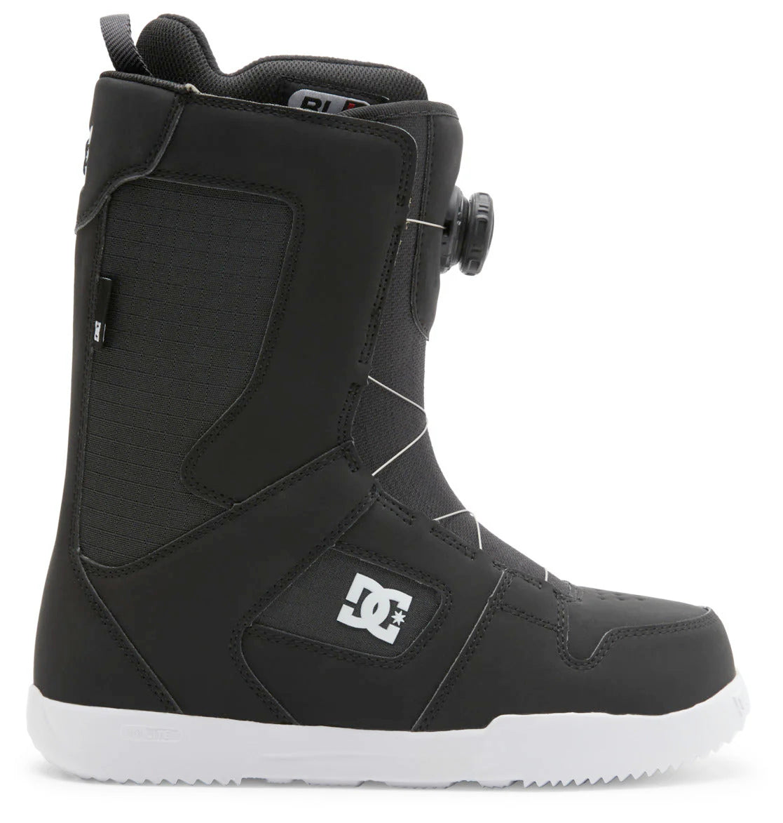 dc phase boa men’s snowboard boots-color-black/white