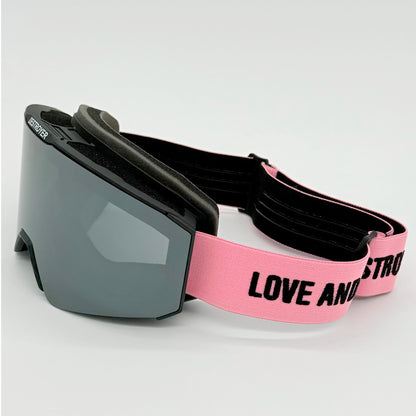 destroyer hard coin snow goggle-color-love&destroy/pink/black