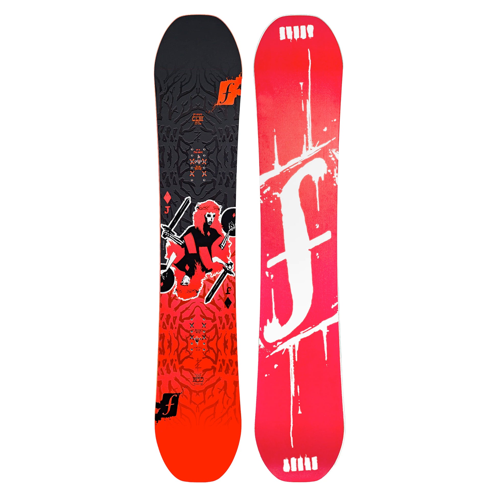 forum destroyer men’s snowboard-size-153cm