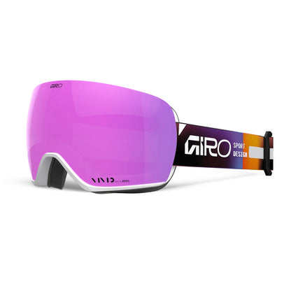 giro article ii goggles with bonus lens-color-purple faded rails/ pink / vivid infrared