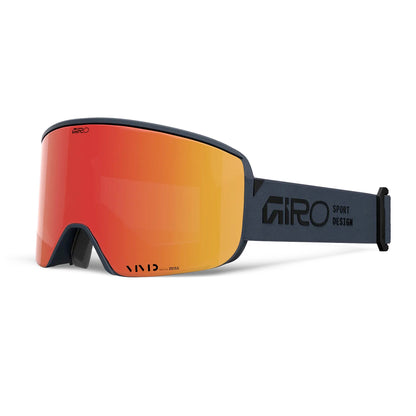 giro axis goggles with bonus lens-color-indigo blue stacked/ ember / vivid infrared