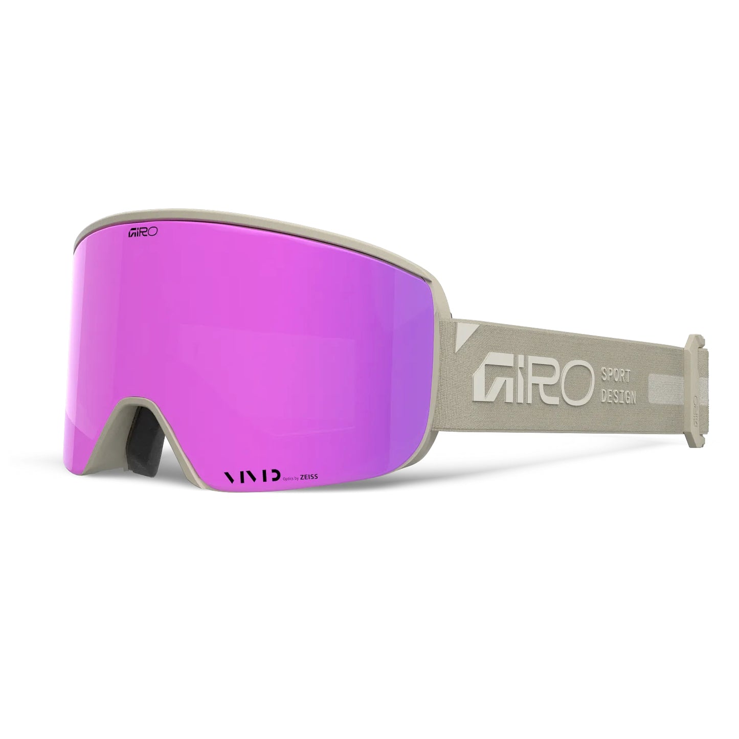 giro ella goggle with bonus lens-color-stone tan rails pink-vivid pink / vivid infrared 7171918