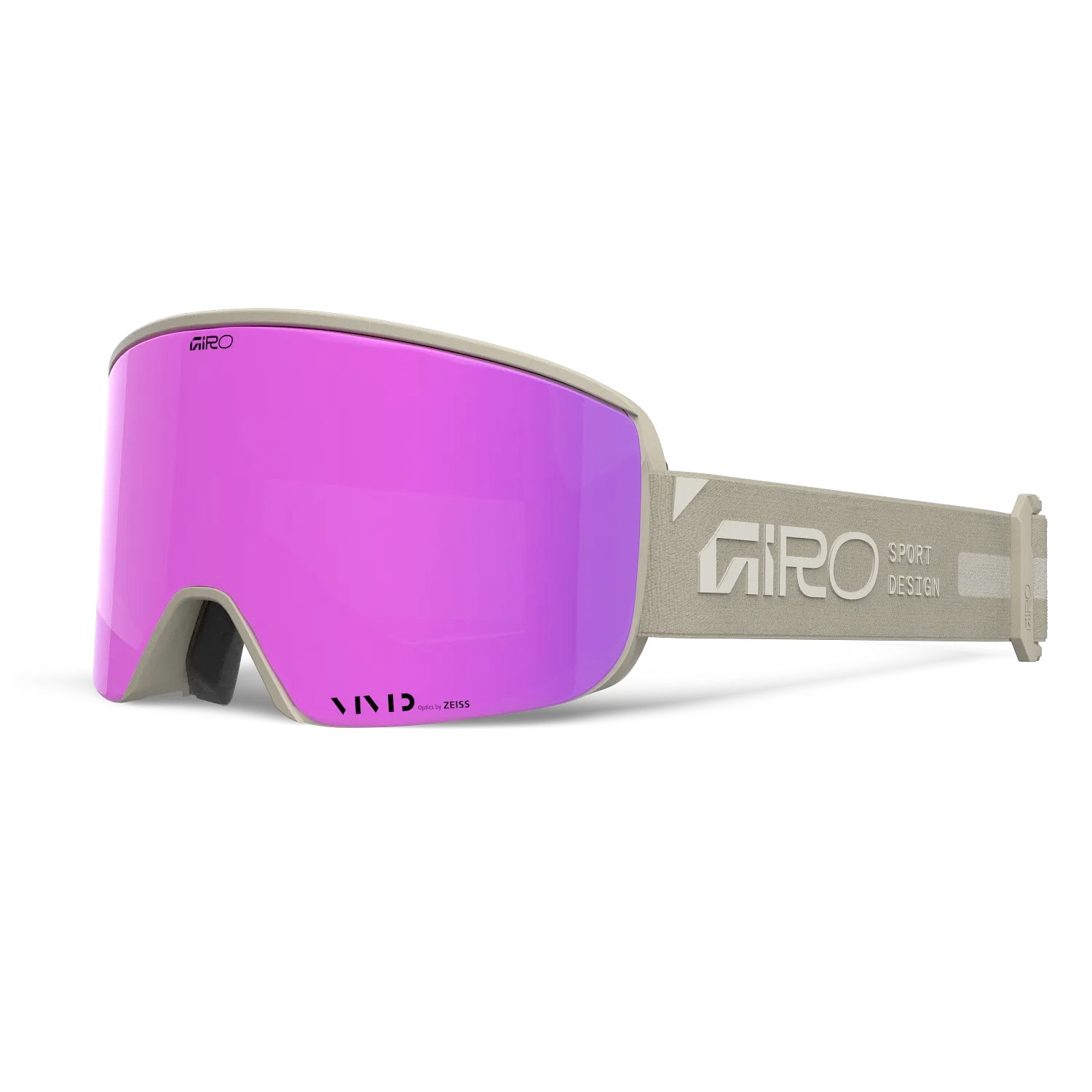 giro ella goggle with bonus lens-color-stone tan rails pink-vivid pink / vivid infrared 7171918