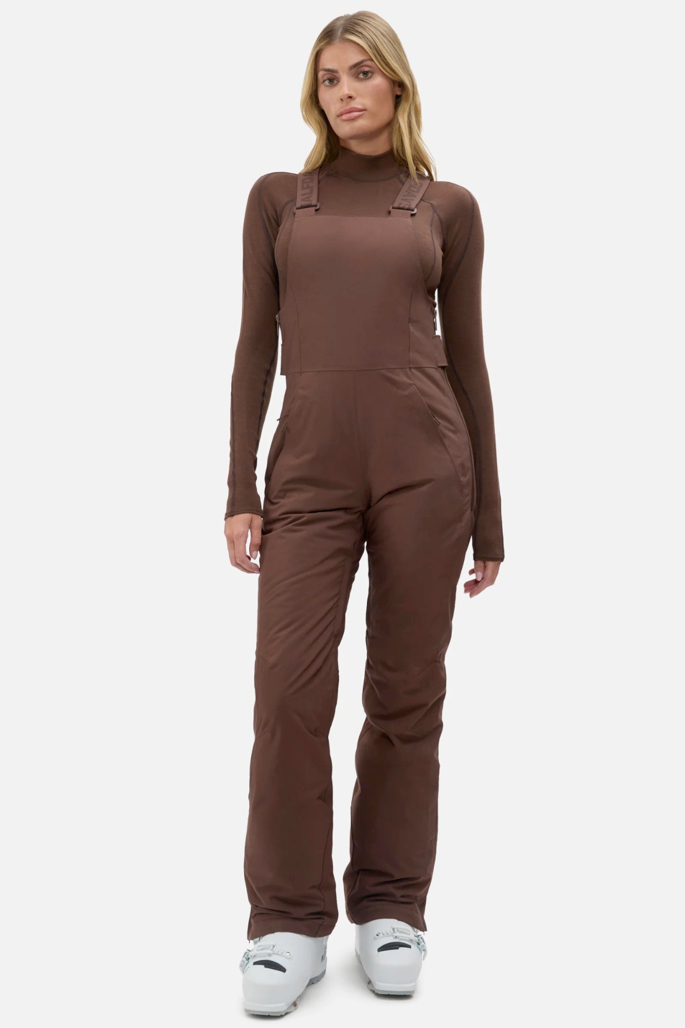 halfdays carson bib pant-color-glazed cherry