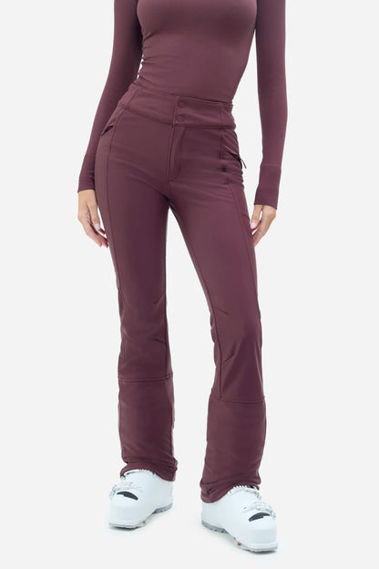 halfdays emma soft shell women’s pants-color-glazed cherry