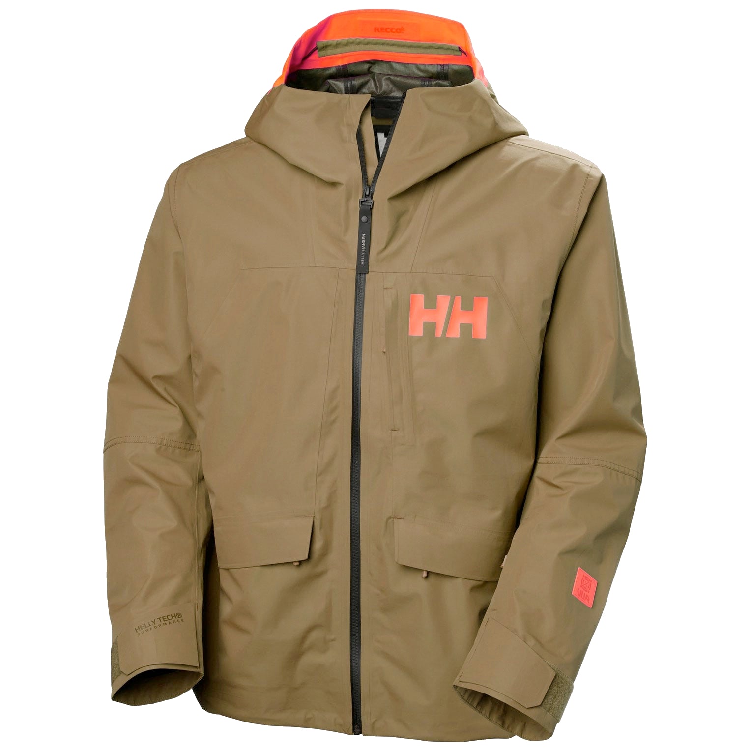 helly hansen emiko men’s shell jacket-color-sepia