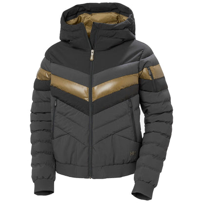 helly hansen imperial women’s short puffy jacket-color-black