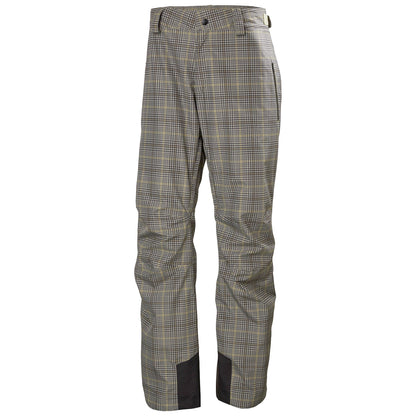 helly hansen legendary men’s insulated pants-color-pebble broxburn plaid aop