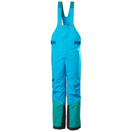 helly hansen summit 2.0 kids’ bib pants-color-neptune blue
