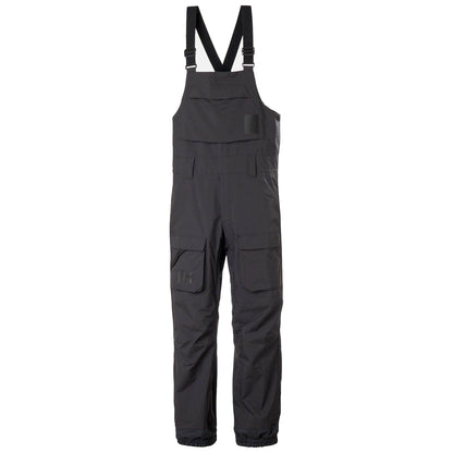 helly hansen ullr d bib shell pants-color-black