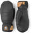 hestra women’s fall line mitts-color-black
