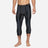 le bent heavyweight grid fleece 3/4 men’s base layer bottom