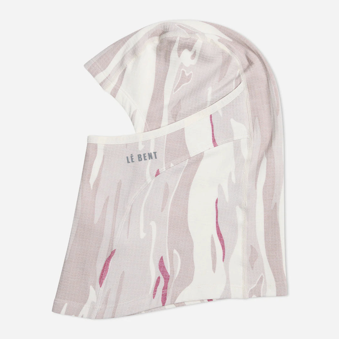 le bent heavyweight grid fleece balaclava-color-pearl snow gum