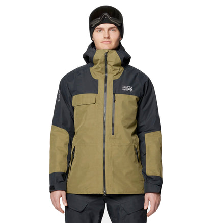 mountain hardwear cloud bank men’s jacket-color-landslide, blac