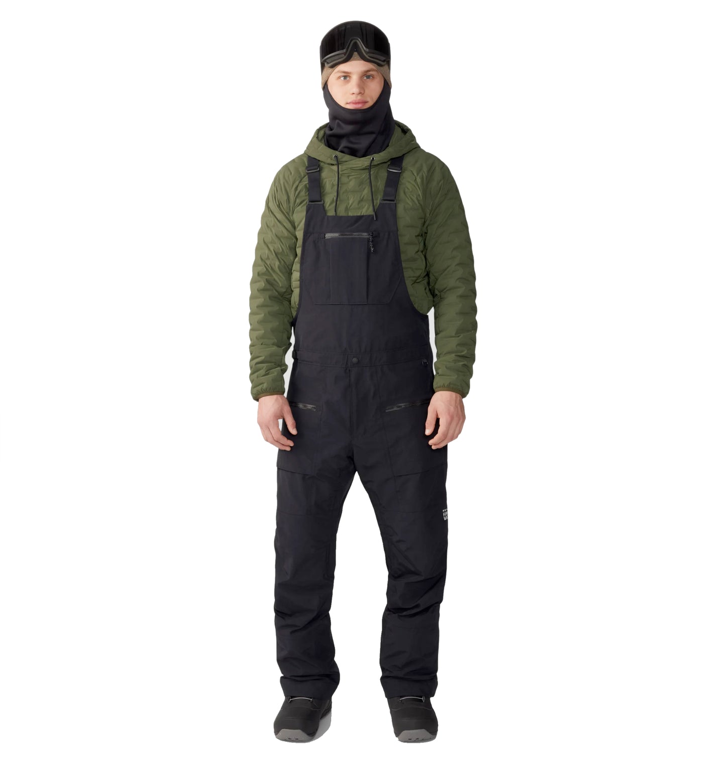 mountain hardwear first tracks bib pants-color-black