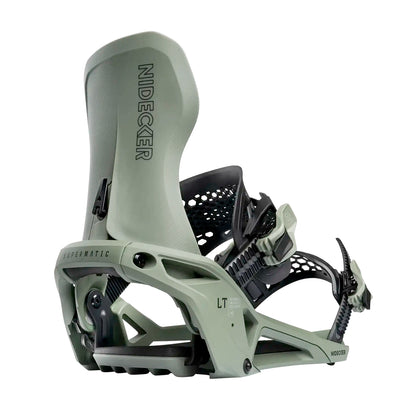 nidecker lt supermatic snowboard bindings-color-olive