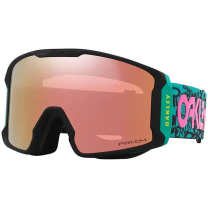 oakley line miner l goggles-color-logo collage+prizm rose gold