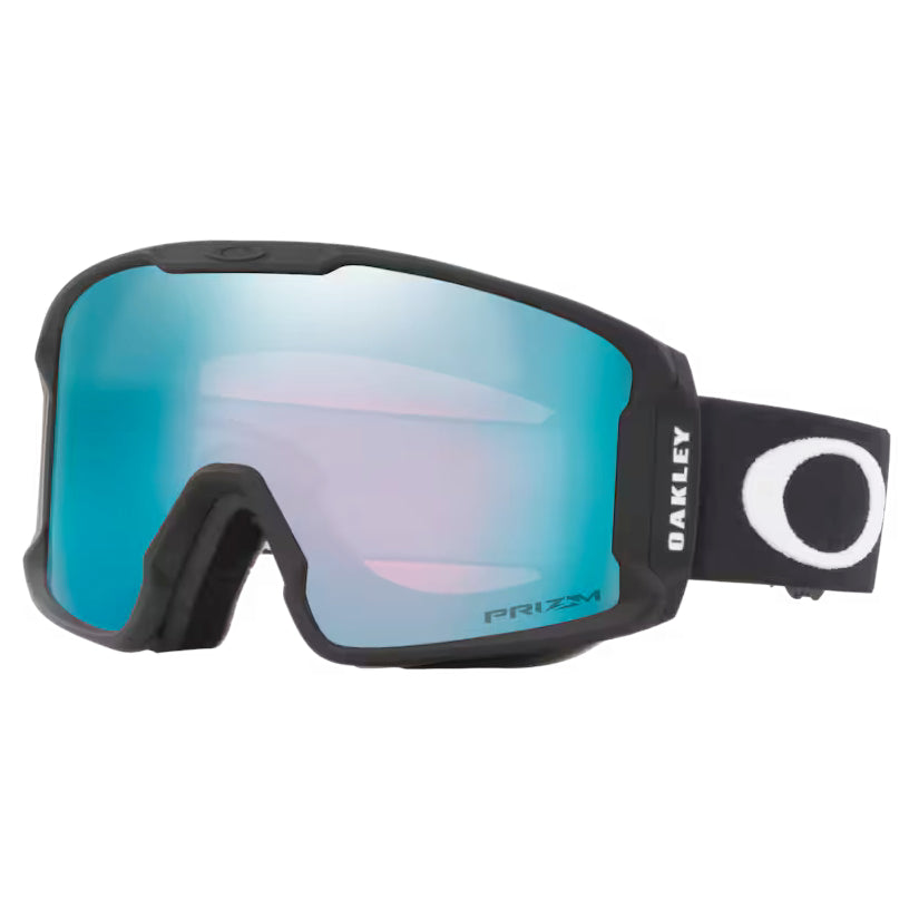 oakley line miner m goggles-color-matte black/ prizm sapphire