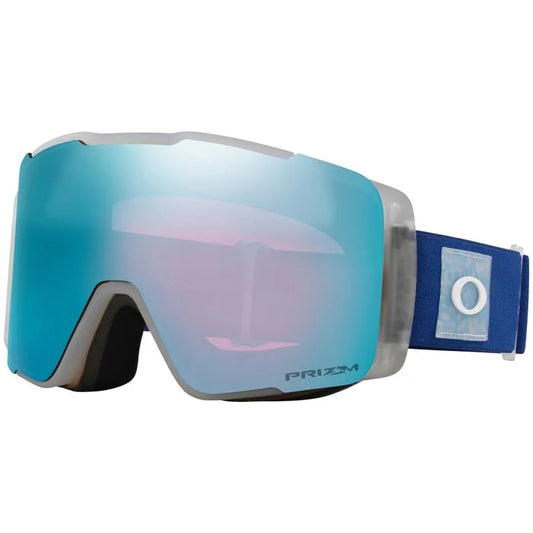 oakley line miner pro m goggles-color-crystal blue+prizm sapphire irid & prizm iced irid