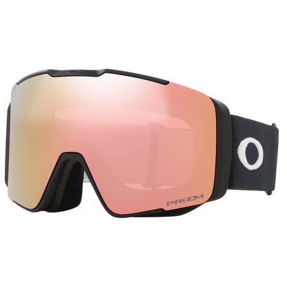 oakley line miner pro m goggles-color-matte black+ prizm rose gold & prizm iced irid
