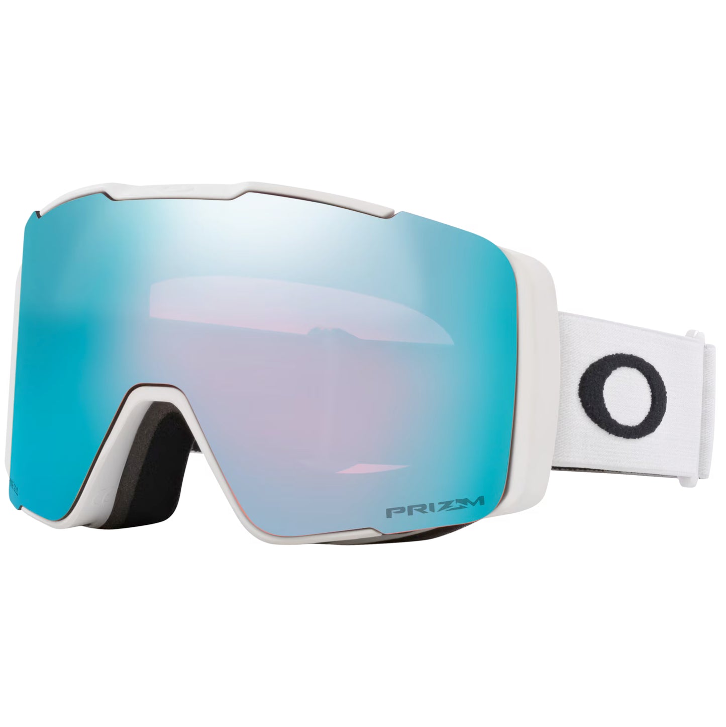 oakley line miner pro m goggles-color-matte white+ prizm sapphire & prizm iced