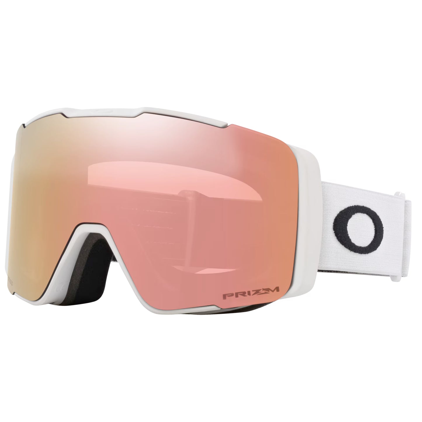 oakley line miner pro m goggles-color-matte white+ prizm sapphire irid & prizm rose gold irid