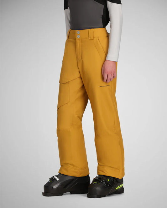 obermeyer brisk kids’ pants-color-burnt honey