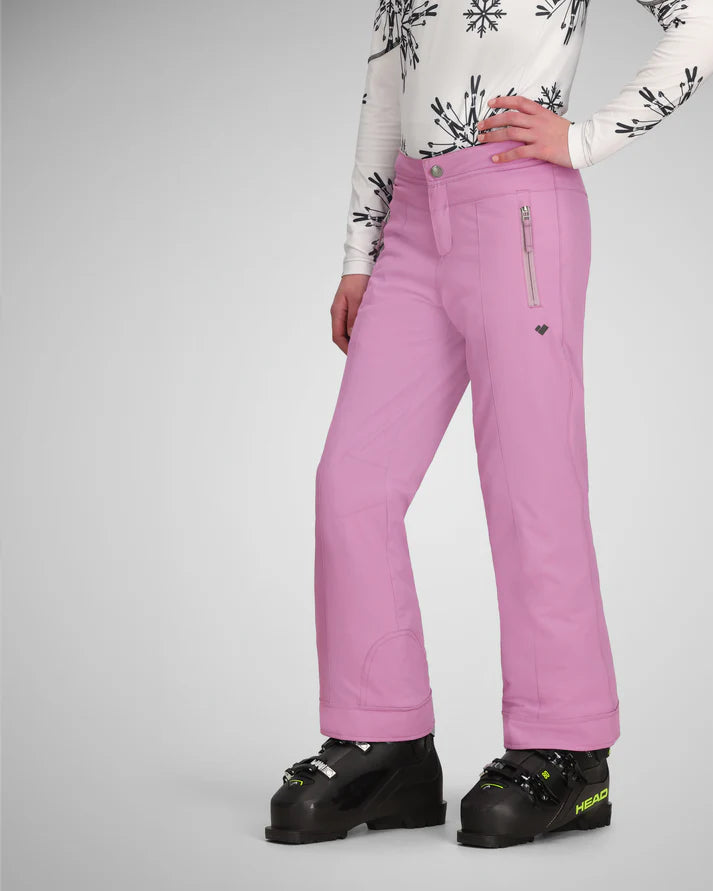 obermeyer brooke kids’ pants-color-dusty purple