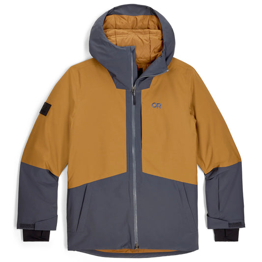 outdoor research snowcrew jacket-color-atlantic/bronze