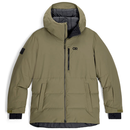 outdoor research snowcrew men’s down jacket-color-ranger green