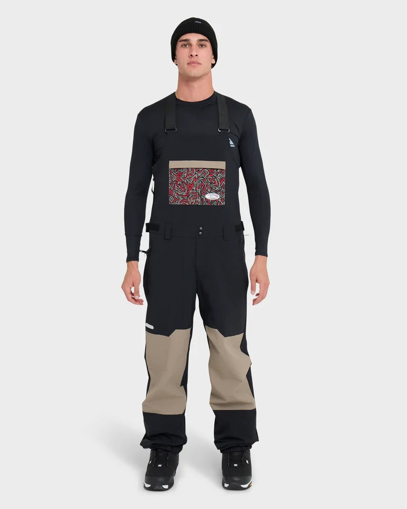 quiksilver fly high men’s bib pants
